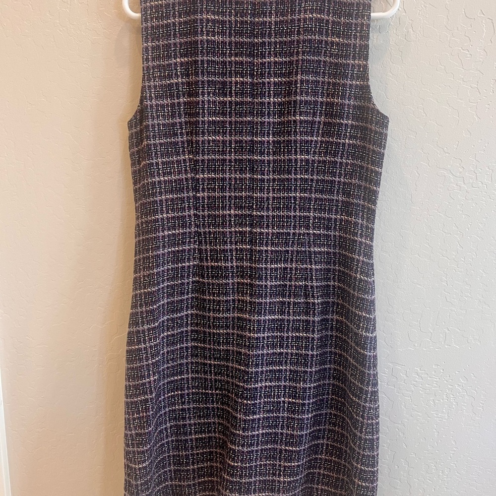Chic Sleeveless Plaid Midi Dress